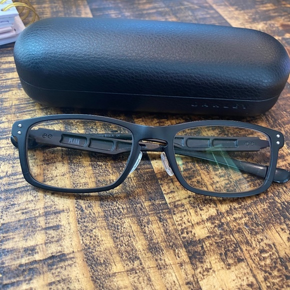 Oakley Other - Oakley Square Matte Black Eyeglasses with original case and microfiber cloth